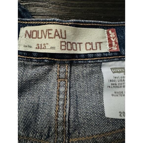 Levi's Women's Nouveau 313 Bootcut Jeans Classic Country Iconic Red Tab Plus 20S - Picture 4 of 13